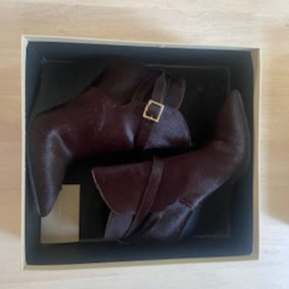 Burberry Wedge Ankle Boot. Color : Chocolate. Size 8US 38UK. - Picture 1 of 9